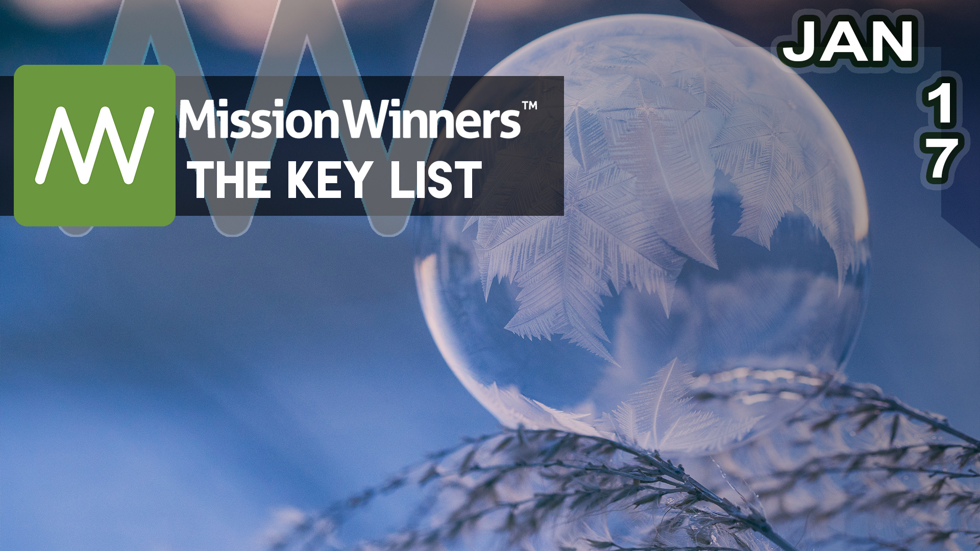 Key List™ Wednesday Jan 17 2024 - Mission Winners