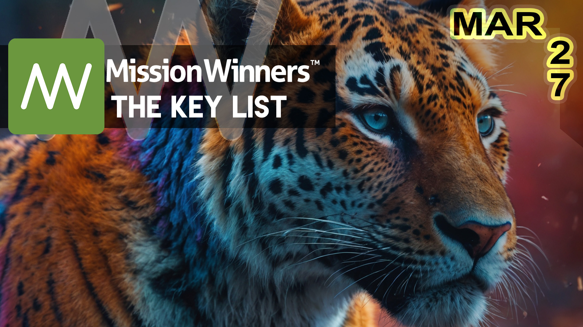 Key List™ Wednesday Mar 27 2024 - Mission Winners